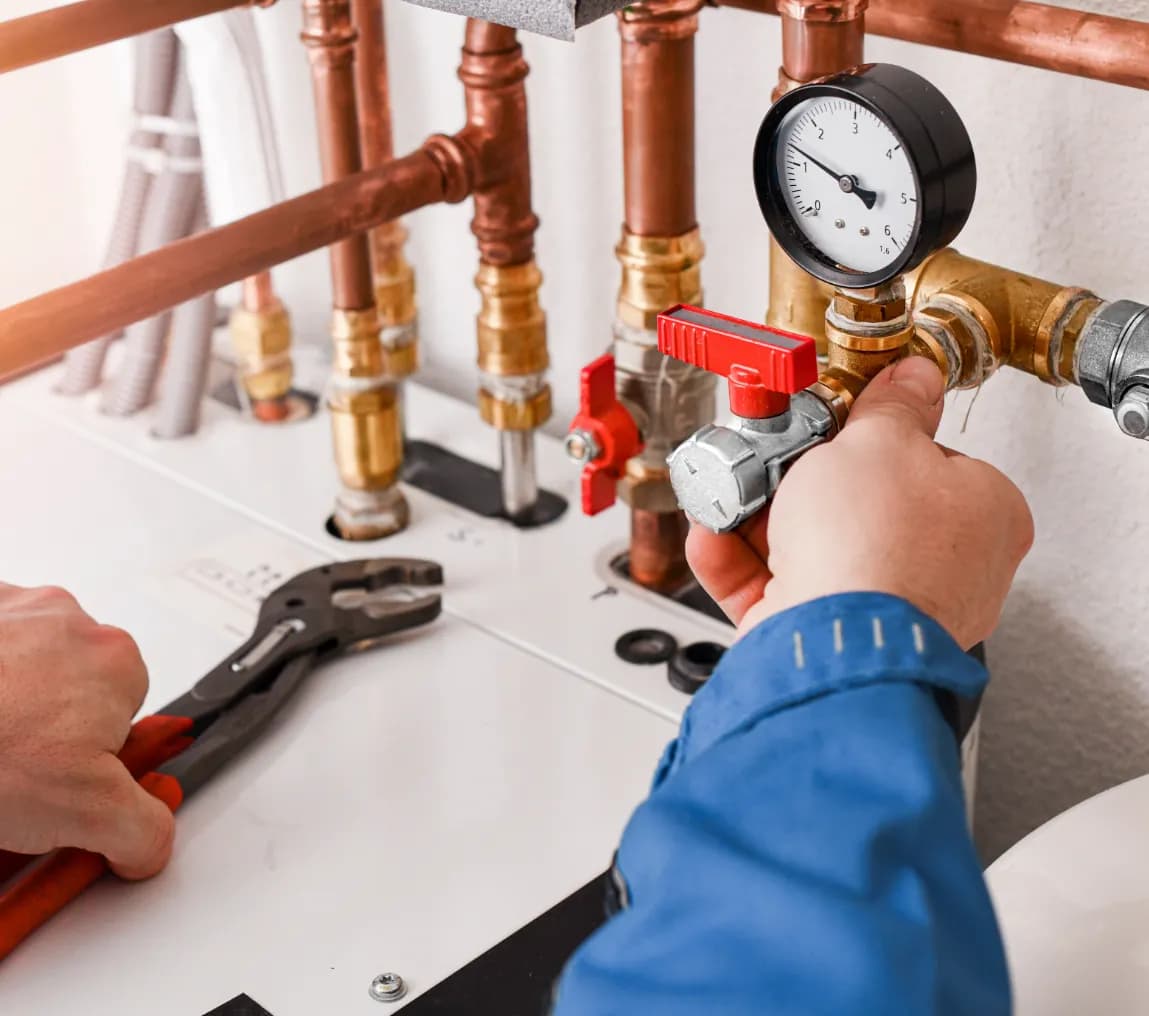 Gasleitungsinstallation